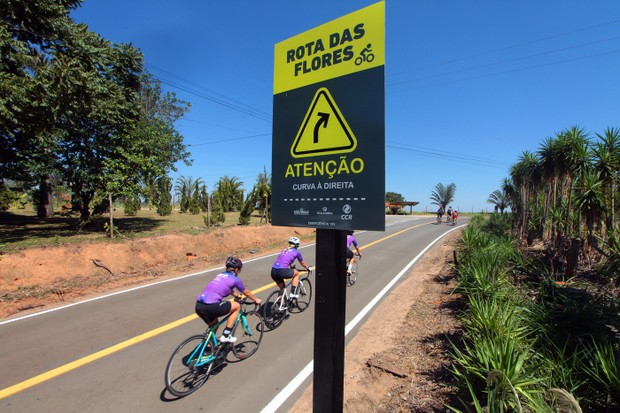Holambra ganha rota para passeios de bicicleta (Foto: Divulgação)