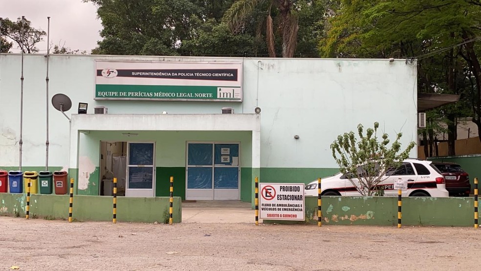 Sede do Instituto Médico Legal (IML), na Zona Norte de São Paulo, onde Roger Abdelmassih passou por exames antes de voltar para o presídio. — Foto: Abrahão Cruz/TV Globo