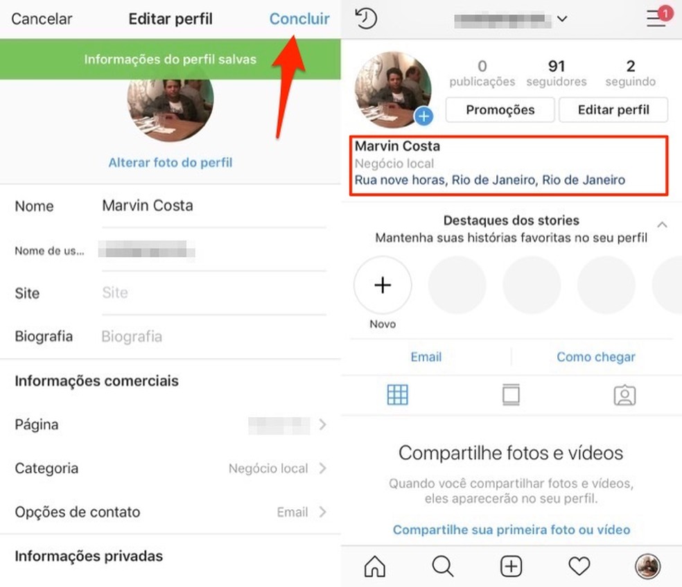 Como Colocar Endereco No Instagram Ajude O Publico A Chegar Na Sua Loja Redes Sociais Techtudo Você pode querer misturar e combinar. como colocar endereco no instagram