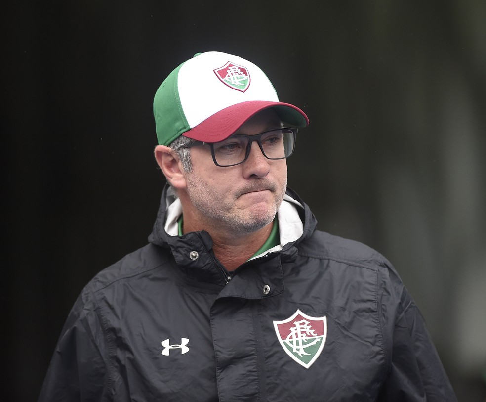 Odair, técnico do Fluminense — Foto: André Durão