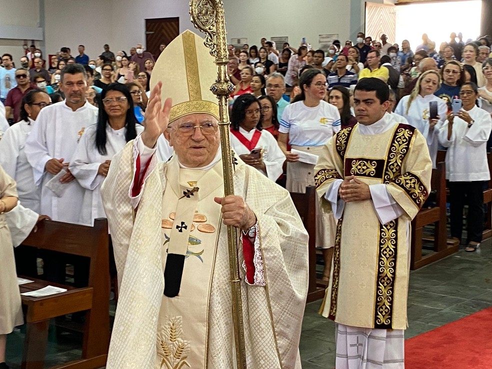 Dom Jaime Vieira Rocha, arcebispo de Natal — Foto: Pedro Trindade/Inter TV Cabugi