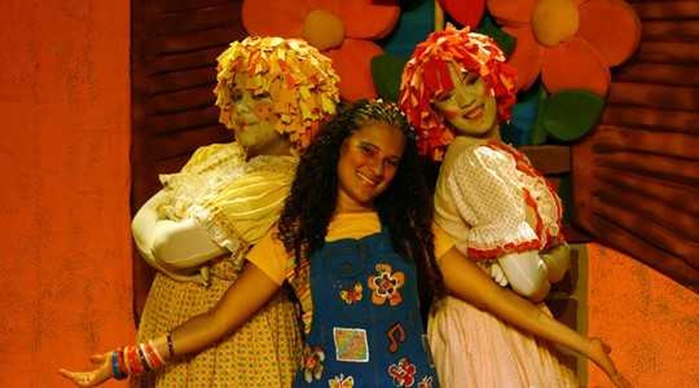 Larissa e seus amigos mágicos (Foto: Divulgação)