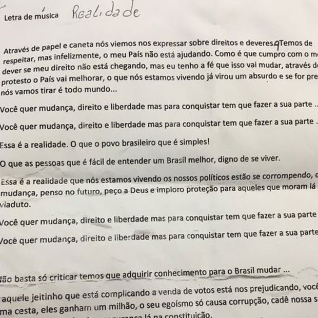 Letra da música - Professora que aprende e ensina