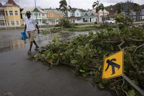Furacão Fiona deixou um rastro de destruição em Porto Rico e na República Dominicana (Foto: EPA via Agência ANSA)