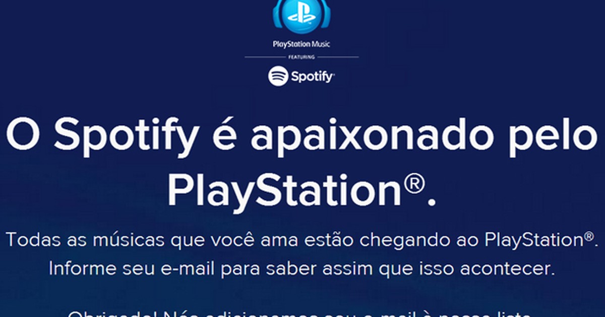 Spotify On Playstation