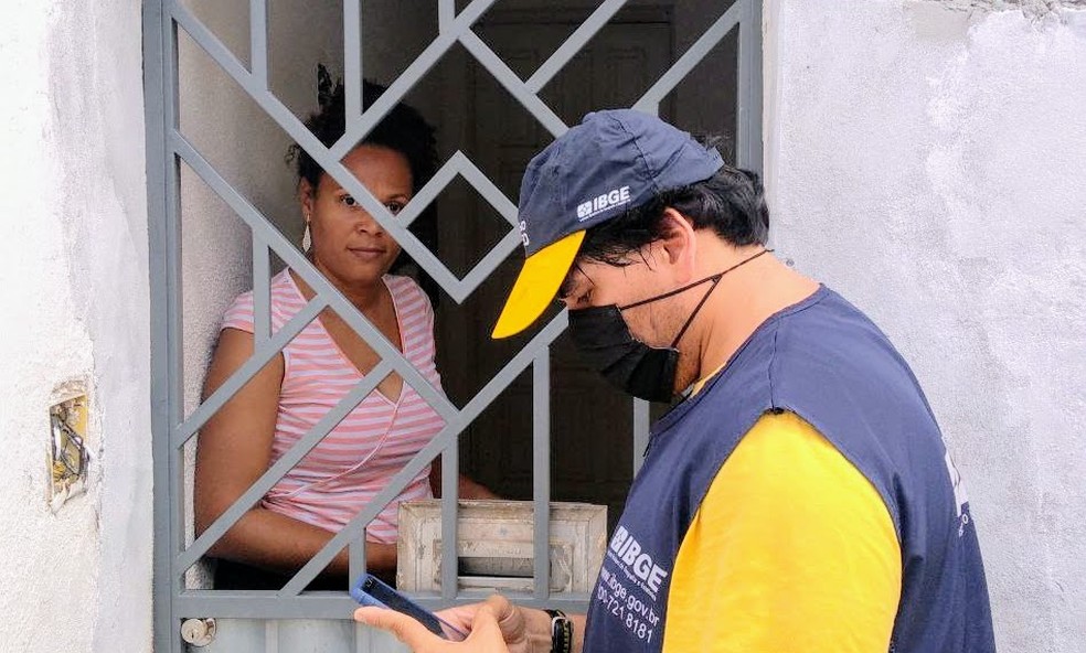 Em três meses de coleta, Censo contou 10,5 milhões de pessoas na Bahia — Foto: Divulgação/IBGE