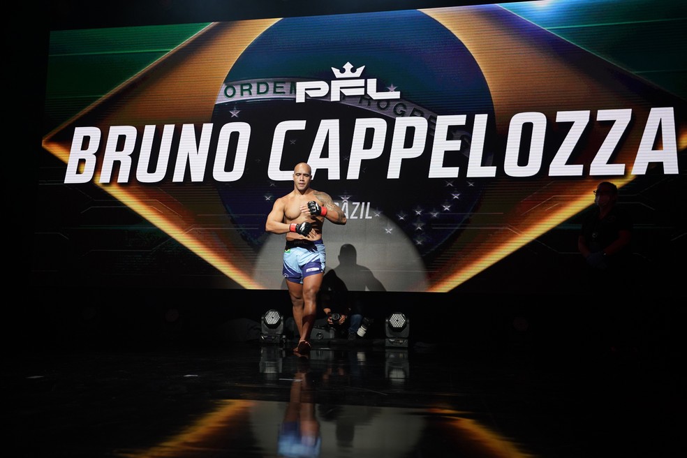 Finalista no peso-pesado e favorito ao título, Bruno Cappelozza é o único brasileiro no card principal — Foto: Divulgação/PFL
