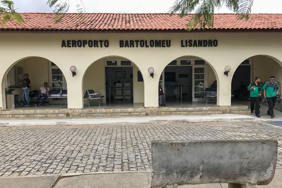 Aeroporto Bartolomeu Lizandro, em Campos dos Goytacazes â€” Foto: DivulgaÃ§Ã£o/Prefeitura de Campos