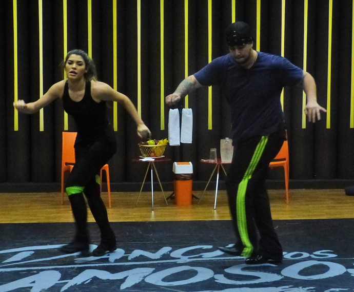 Bruno Boncini dança com Ana Paula Guedes (Foto: Tatiana Helich / Gshow)