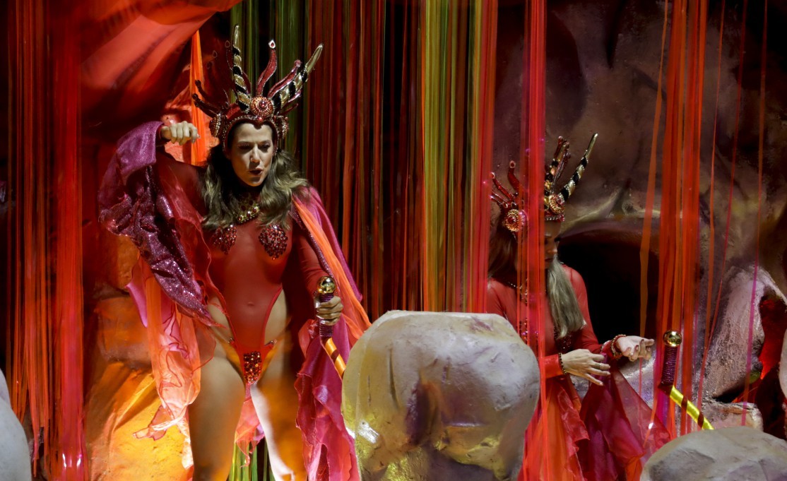 Desfile da Imperatriz Leopoldinese inspirado em conto da literatura de cordel — Foto: Gabriel de Paiva