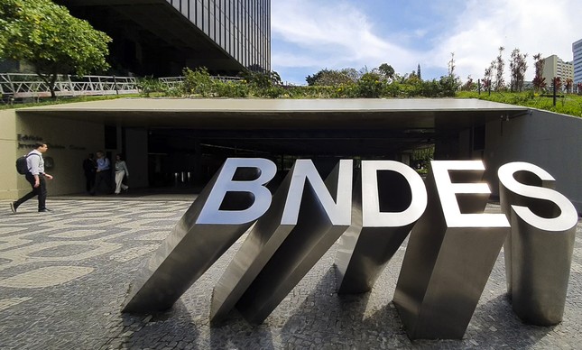 Fachada do BNDES, no centro do Rio de Janeiro