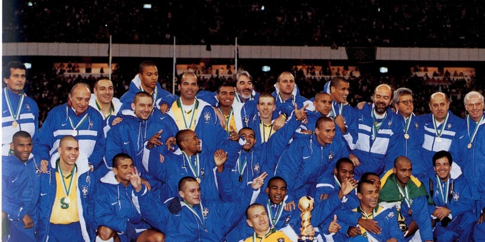 Seleção brasileira, campeã da Copa das Confederações de 1997 — Foto: CBF/Divulgação
