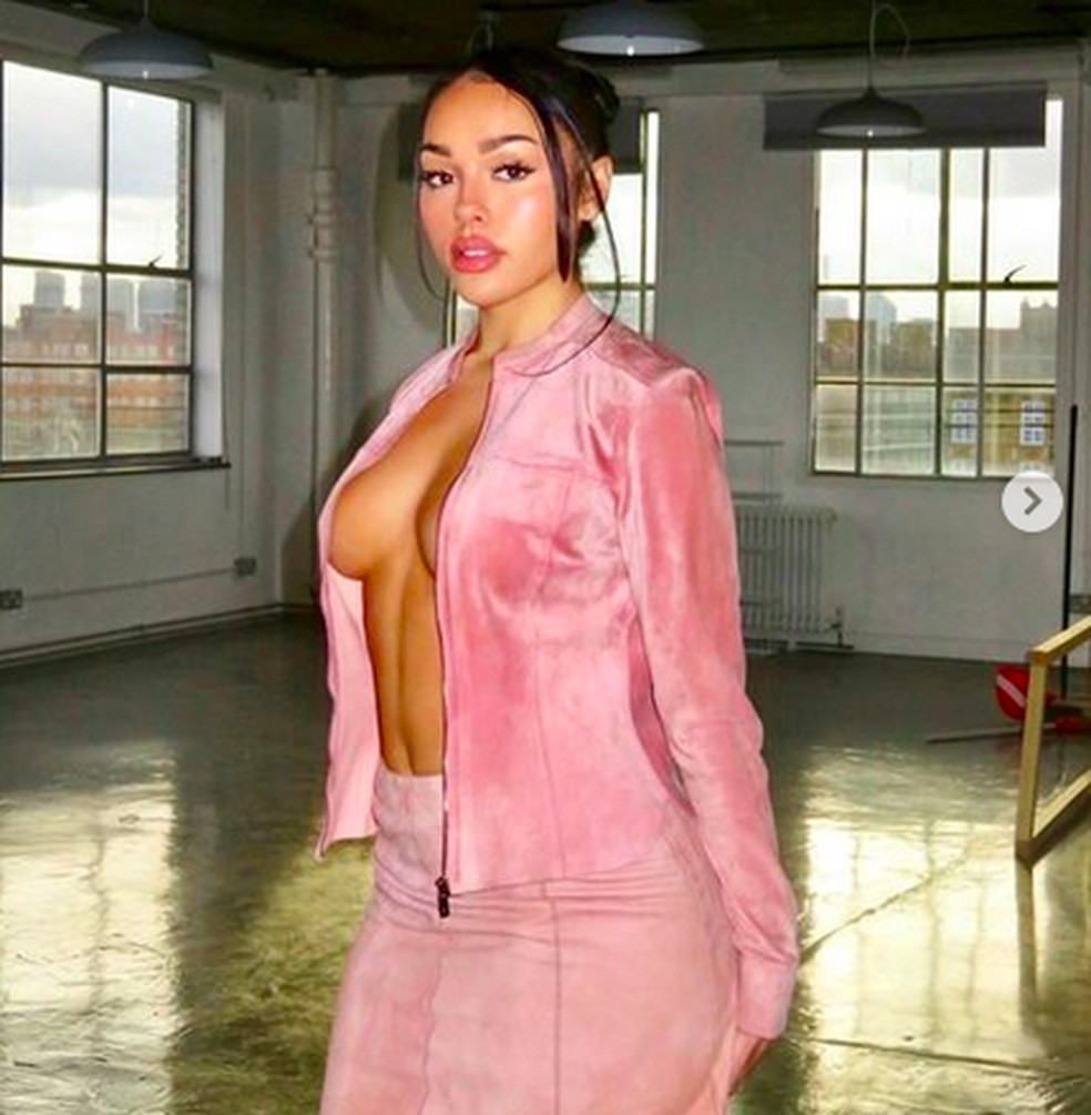 A modelo, influencer e cantora Lilah — Foto: Instagram