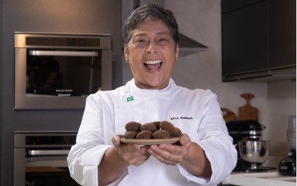 Katia Barbosa é a criadora do bolinho do feijão