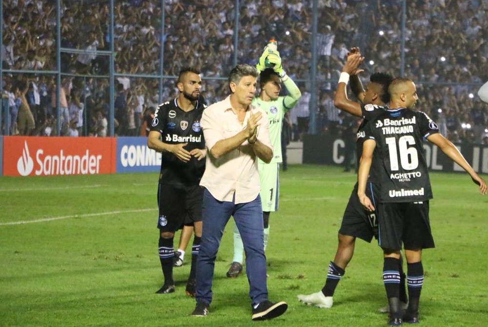 Renato completa dois anos como técnico do Grêmio, e presidente já sonha com renovação para 2019
