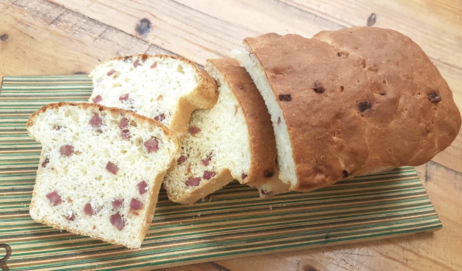 Pão de Calabresa no Liquidificador