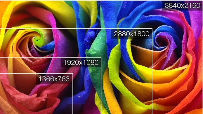 Diferença em pixels entre HD e UltraHD (Foto: Divulgação / Semp Toshiba)