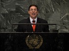 Chanceler de Cuba denuncia na ONU 'terrorismo de Estado' dos EUA
