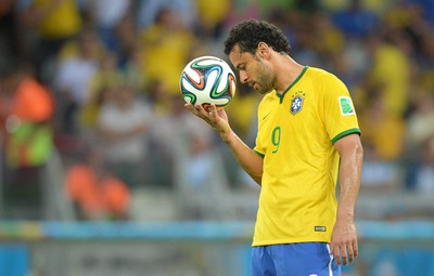Fred Brasil x Alemanha  (Foto: EFE)