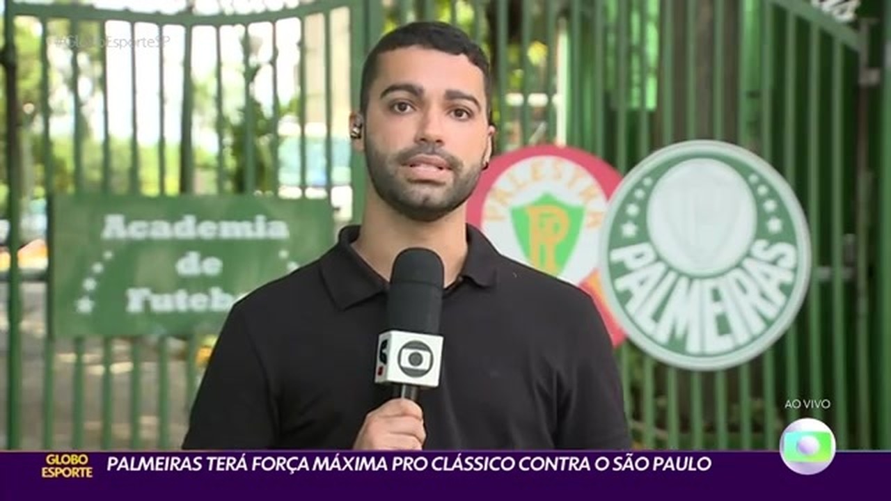 Palmeiras terá força máxima pro clássico com o São Paulo