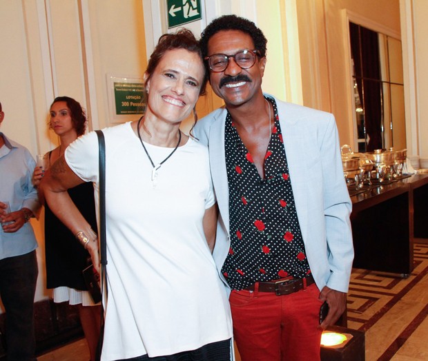 Zélia Duncan e Luís Miranda (Foto: Marcos Ferreira/Brazil News)