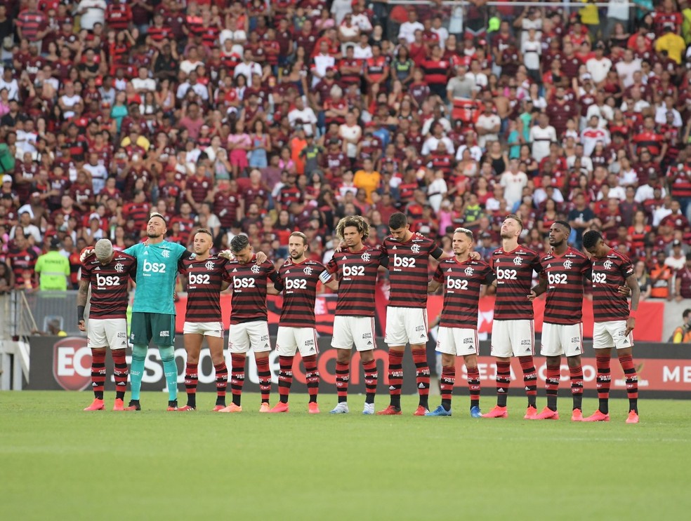 Flamengo x Madureira - Jogadores perfilados — Foto: André Durão - GloboEsporte.com