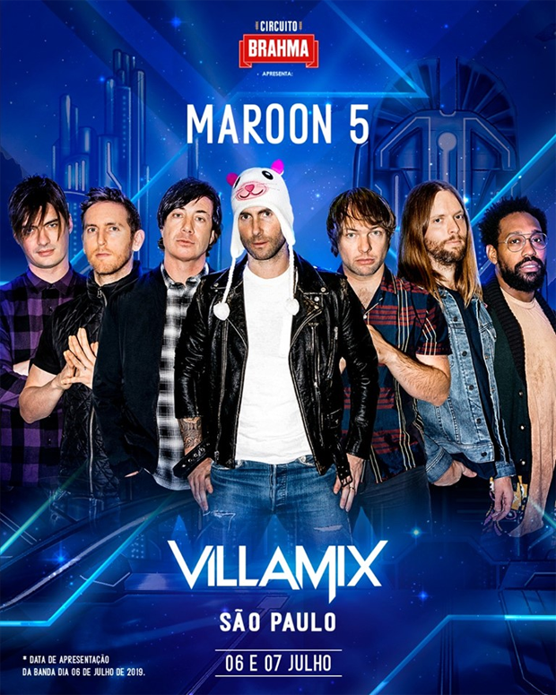 Maroon show no VillaMix Festival São Paulo - | Música