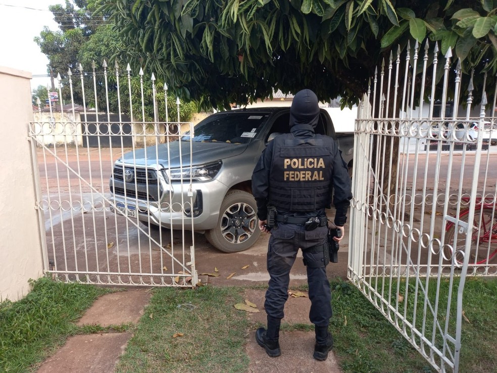 Operação Alcance cumpre mandados contra organização criminosa em RO, CE, MG e RR — Foto: PF/Divulgação