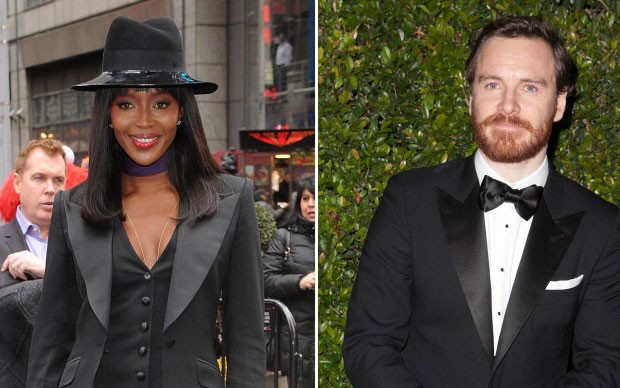 Naomi Campbell e Michael Fassbender (Foto: Getty Images)