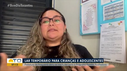 Prefeitura de Araguanã abre vagas para projeto Família acolhedora
