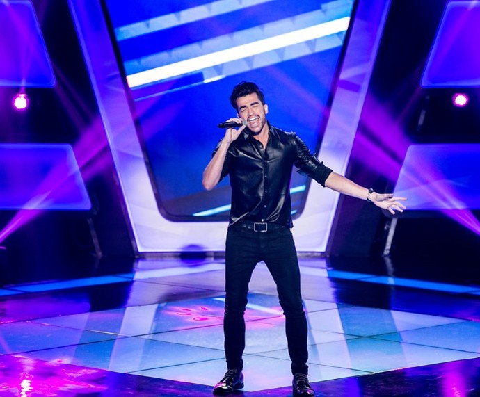 Matteus canta 'Estou Apaixonado" no 'The Voice Brasil'  (Foto: Isabella Pinheiro/Gshow)