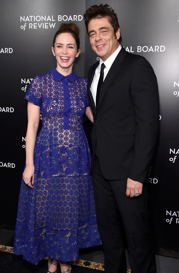 Emily Blunt e Benicio del Toro (Foto: Jamie McCarthy/Getty Images)
