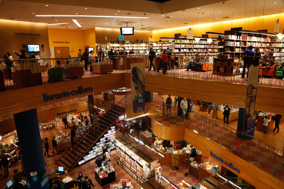 Loja da Livraria Cultura no Conjunto Nacional, em São Paulo