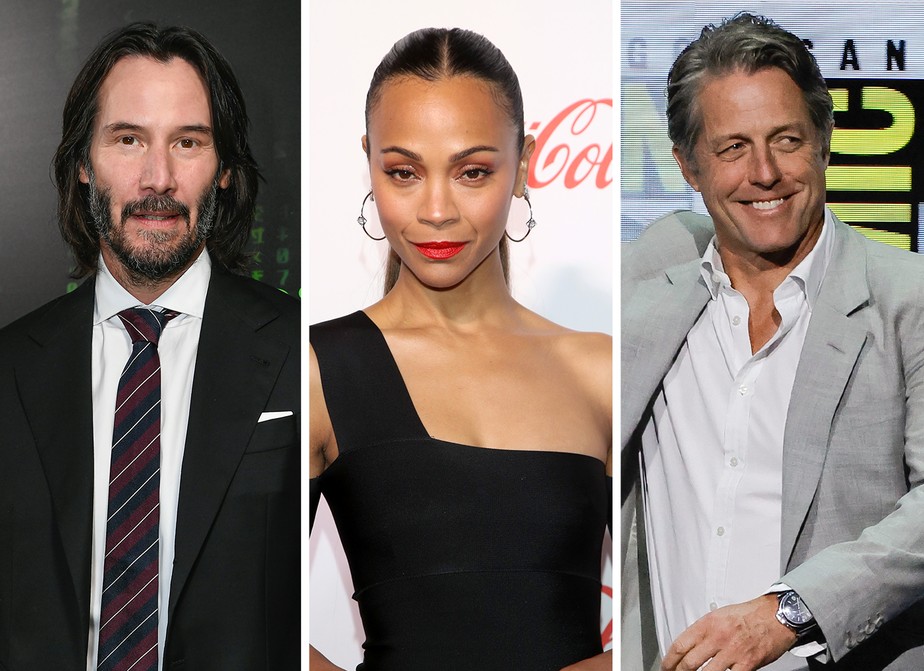 Keanu Reeves, Zoe Saldana e Hugh Grant