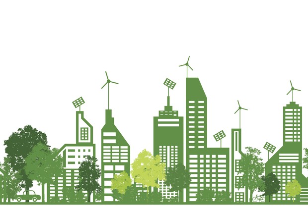 Dia do meio ambiente cidade ecológica ilustração (Foto: Thinkstock)