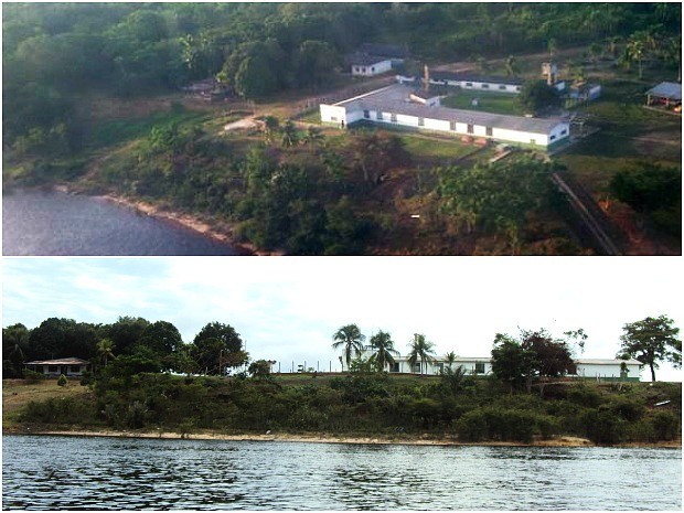 Local da fábrica fica às margens do Rio Negro, no município de Barcelos, a 399 km de Manaus (Foto: Foto: Divulgação/Amazon Air Water)
