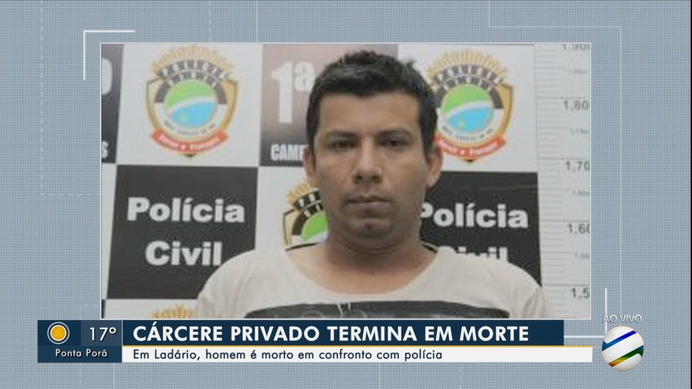 Celso Maldonado de Freitas foi morto em troca de tiros com a polícia — Foto: Reprodução/TV Morena