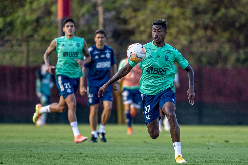 Bruno Henrique Flamengo — Foto: Marcelo Cortes / Flamengo
