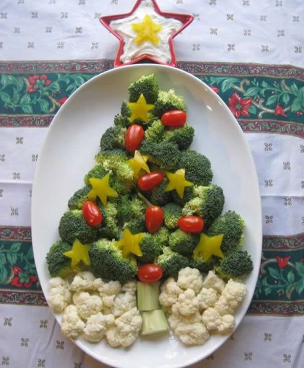 Decoração de natal com comida (Foto: Pinterest/Reprodução)
