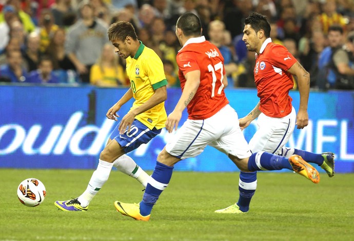 Neymar Barcelona e Chile (Foto: Mowa Press)