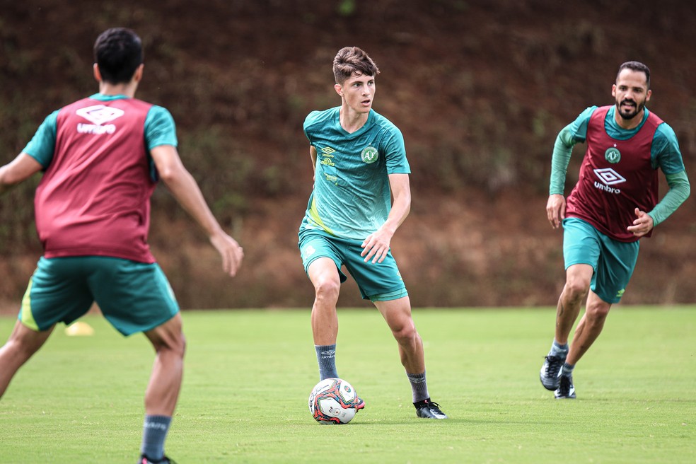 Tiago Coser, da Chapecoense — Foto: Marcio Cunha/ACF