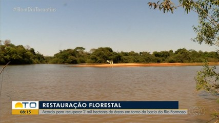 Acordo para recuperar 2 mil hectares de áreas em torno da Bacia do Formoso é assinado
