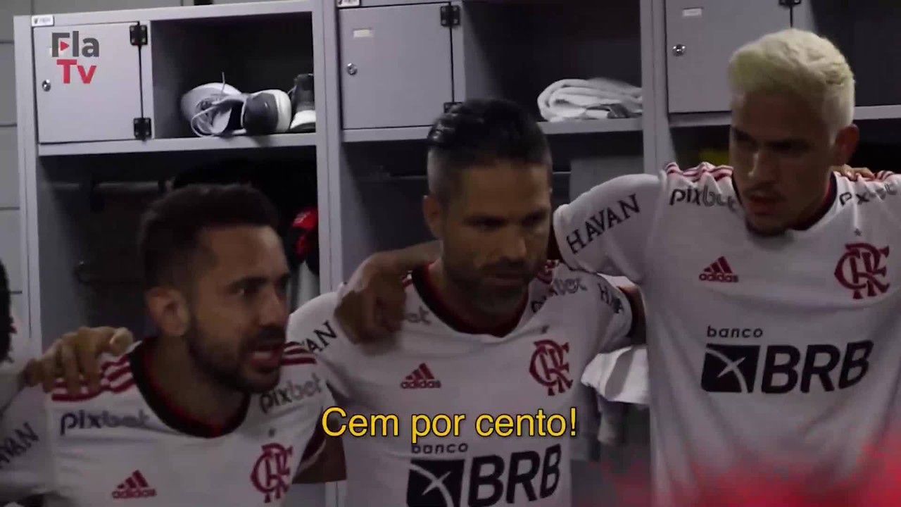 Assista aos bastidores da classifica&ccedil;&atilde;o do Flamengo na Copa do Brasil sobre o Athletico-PR