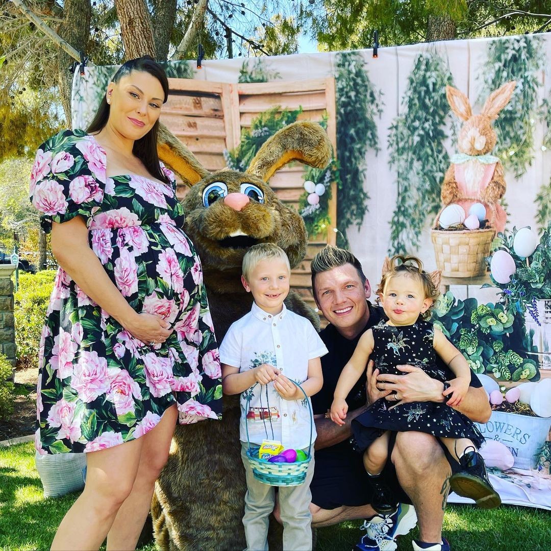 Nick Carter com mulher e filhos (Foto: Reprodução/Instagram)