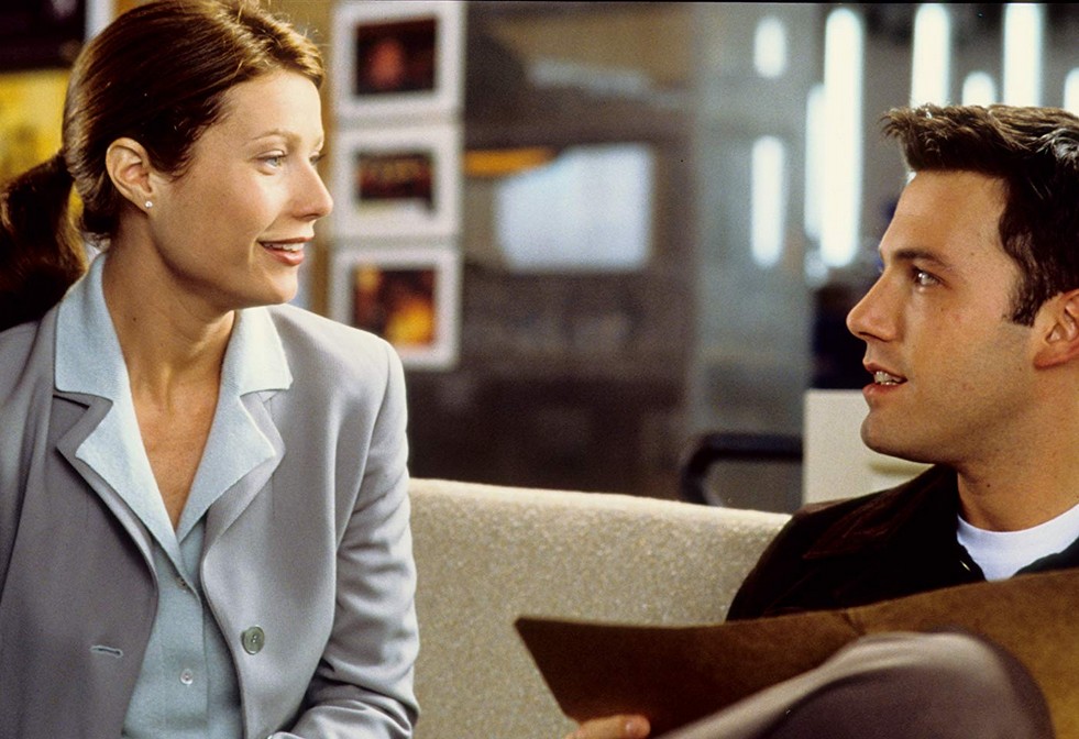 Gwyneth Paltrow e Ben Affleck em cena do filme Mais que o Acaso (2000) (Foto: Reprodução)