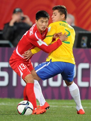 Brasil x Coreia do Norte João Pedro Mundial Sub-20 (Foto: AP)