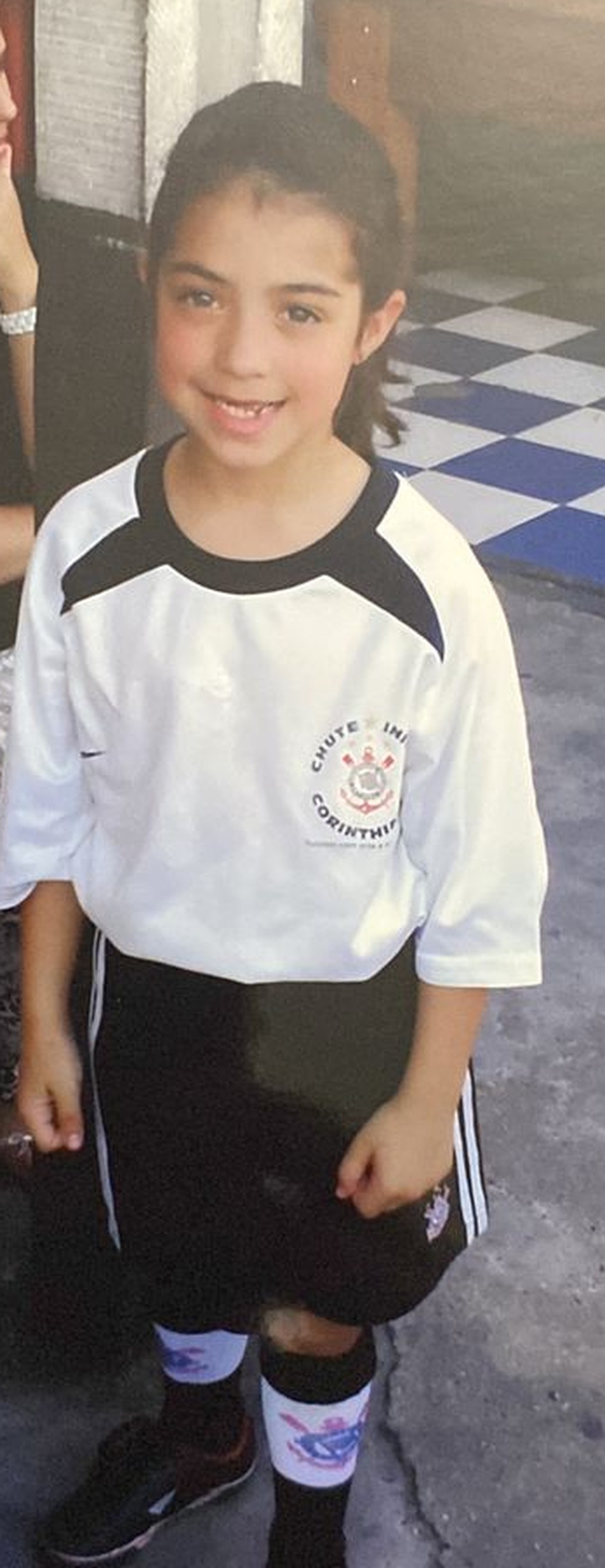 Pietra Medeiros, campeã de futsal que faleceu aos 20 anos, aos 7 anos de idade. — Foto: Arquivo pessoal