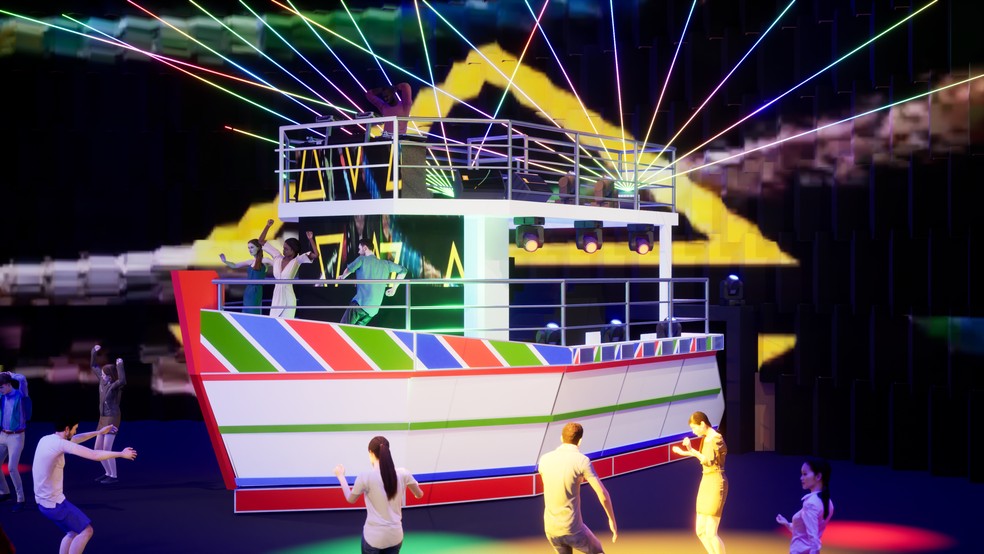 Projeto Nave leva barco aparelhagem ao Rock In Rio 2022. — Foto: Divulgação