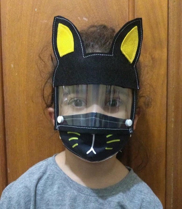 Máscaras infantis da empreendedora Gisele Diaz (Foto: Divulgação)