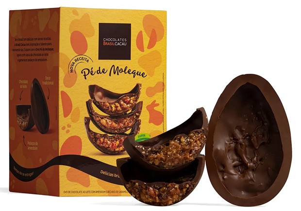Ovo Pé de Moleque, Chocolates Brasil Cacau (Foto: Divulgação)